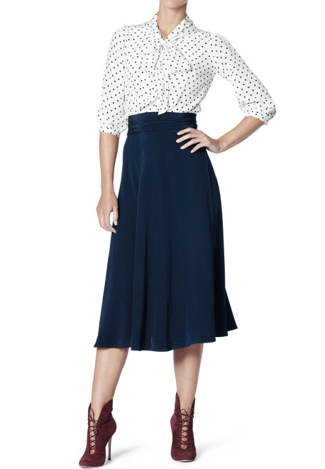 Cindy-blouse-dot-Lydia-skirt-navy-front-1-458x661