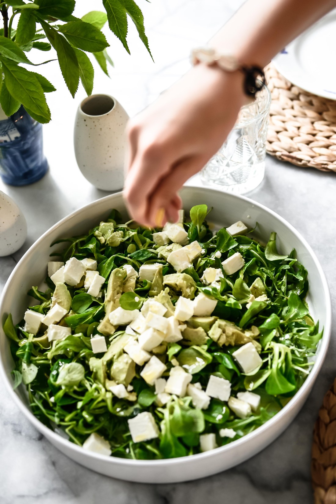 kyckling och grönt